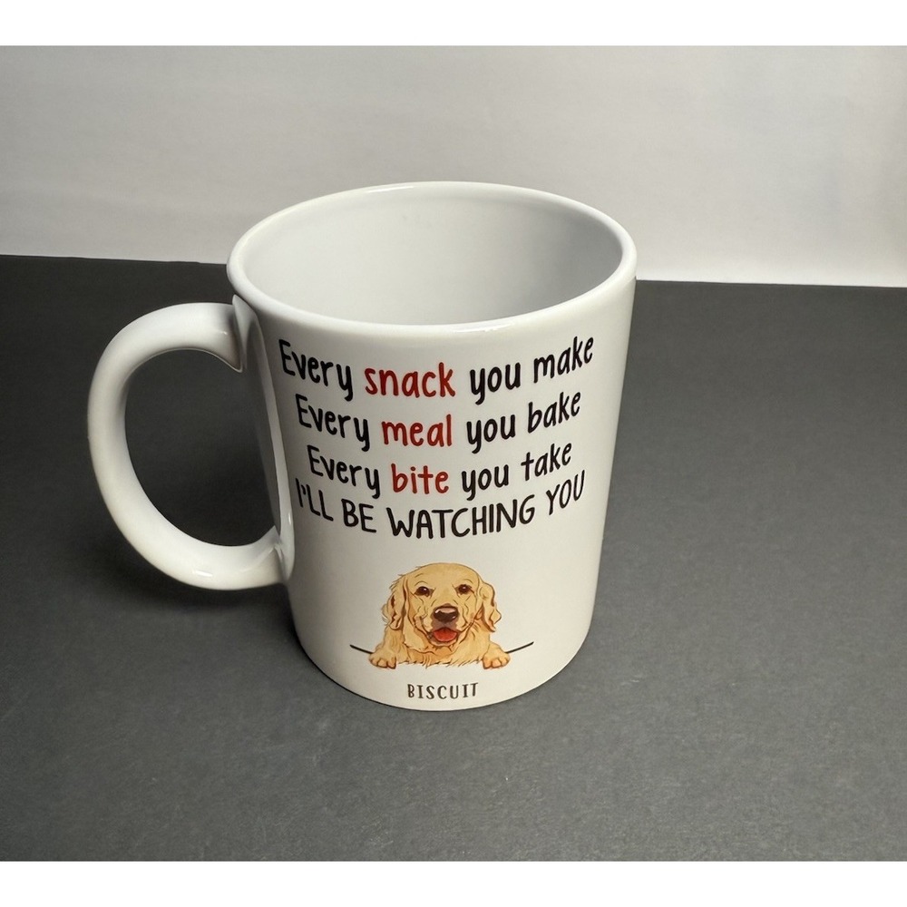 Orca Coatings 'Every Snack You Make' Dog Puppy Begging Song Parody Coffee Mug